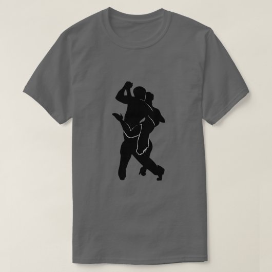Tango Dancer Couple T - Shirt - Ihre Farbe (Design vorne)
