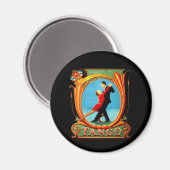 Tango Dancer Magnet (Vorderseite/Rückseite)