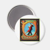 Tango Dancer Magnet (Vorderseite/Rückseite)