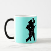 Tango Dancer Paar Mug Custom Colors Verwandlungstasse (Links)