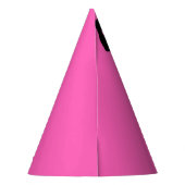 Tango Dancer Pink Paper Party hat Farbe wählen Partyhütchen (Rückseite)