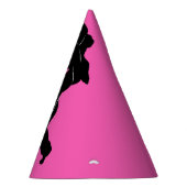 Tango Dancer Pink Paper Party hat Farbe wählen Partyhütchen (Rechts)