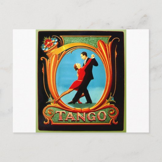 Tango Dancer Postkarte (Vorderseite)