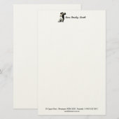 Tango Dancers Briefpapier (Vorne/Hinten)