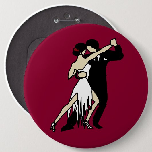 Tango Dancers Button (Vorne & Hinten)