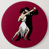 Tango Dancers Button (Vorderseite)