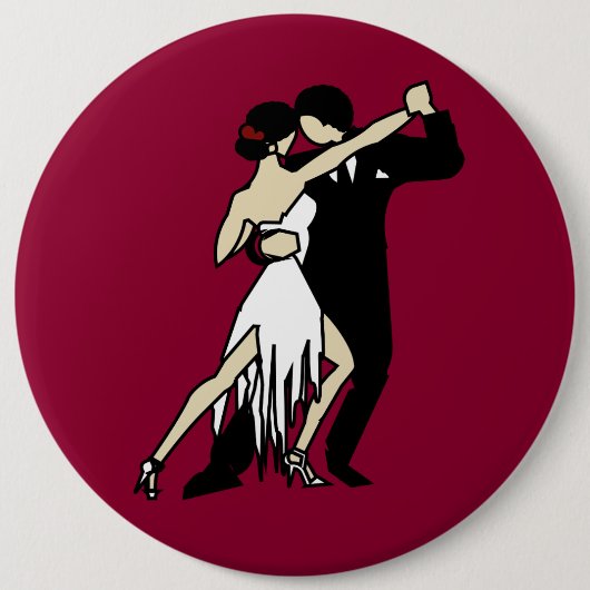 Tango Dancers Button (Vorderseite)