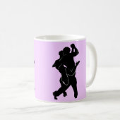 Tango Dancers Coffee Tasse (VorderseiteRechts)