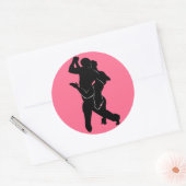 Tango Dancers Couple Sticker - Custom Colors (Umschlag)
