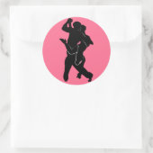 Tango Dancers Couple Sticker - Custom Colors (Tasche)