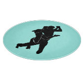 Tango Dancers Cutting Board - Wählen Sie Farben Schneidebrett (Ecke)