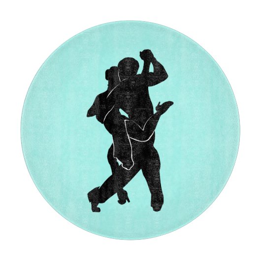 Tango Dancers Cutting Board - Wählen Sie Farben Schneidebrett (Vorderseite)