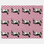 Tango Dancers Fleecedecke (Vorderseite (Horizontal))