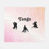 Tango Dancers Fleecedecke (Vorderseite (Horizontal))