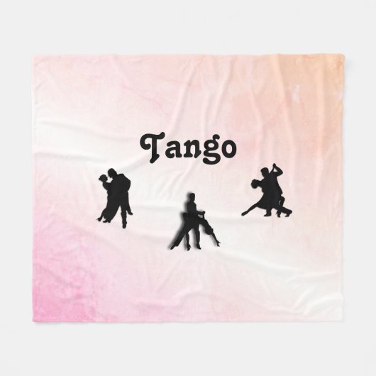 Tango Dancers Fleecedecke (Vorderseite (Horizontal))
