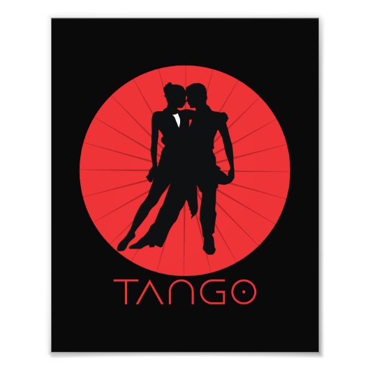 Tango Dancers Fotodruck (Vorne)