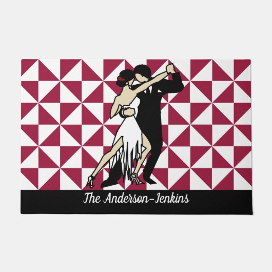 Tango Dancers Fußmatte (Vorderseite)