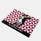 Tango Dancers Fußmatte (Schrägansicht)