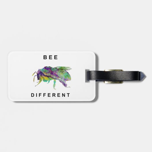 Tango Dancers Gepäckanhänger (Rückseite horizontal)