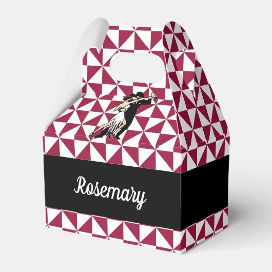 Tango Dancers Geschenkschachtel (Vorderseite)