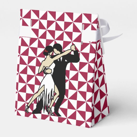 Tango Dancers Geschenkschachtel (Rückseite)