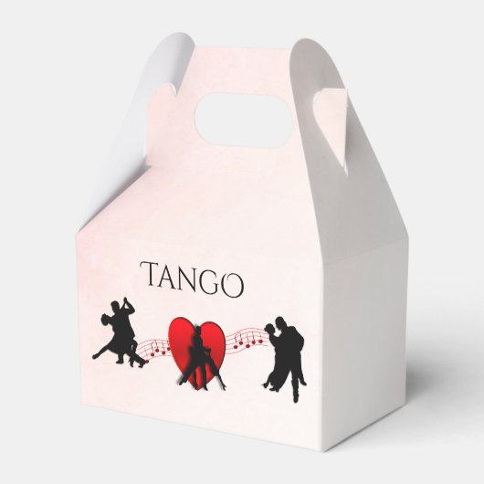 Tango Dancers Geschenkschachtel (Vorderseite)