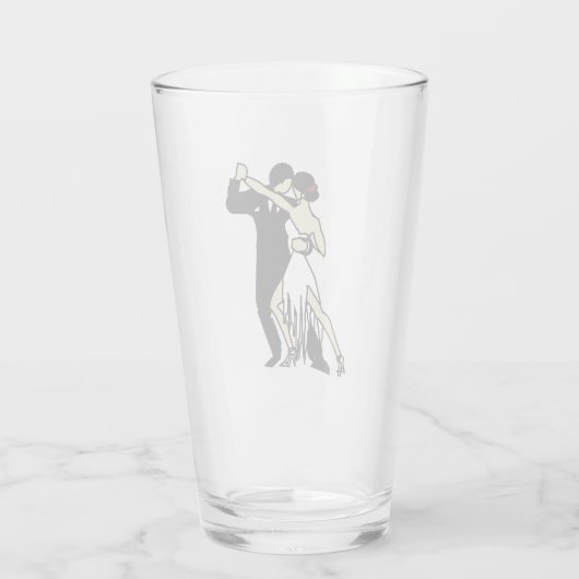 Tango Dancers Glas (Rückseite)
