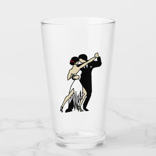 Tango Dancers Glas (Vorderseite)