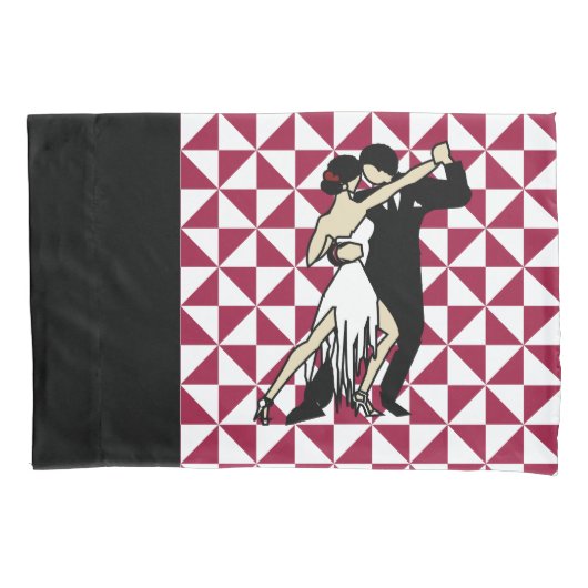 Tango Dancers Kissenbezug (Vorderseite-Links)