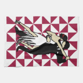 Tango Dancers Küchentuch (Horizontal)