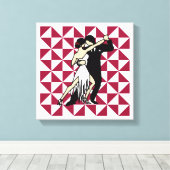 Tango Dancers Leinwanddruck (Insitu (Holzboden))