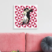 Tango Dancers Leinwanddruck (Insitu (Wohnzimmer))