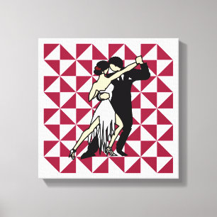 Tango Dancers Leinwanddruck