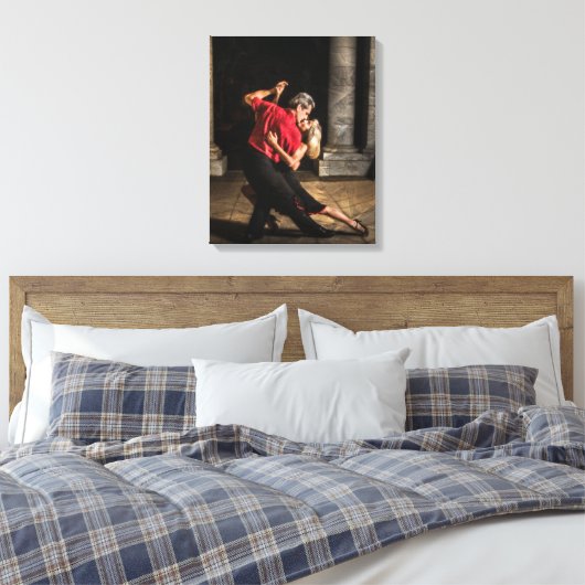 Tango Dancers Leinwanddruck (Insitu (Schlafzimmer))