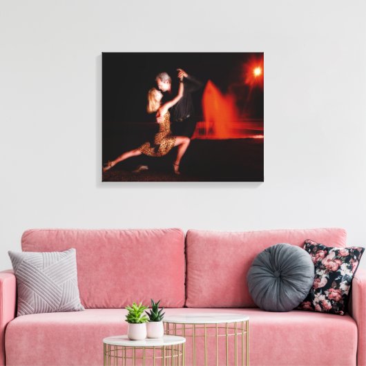 Tango Dancers Leinwanddruck (Insitu (Wohnzimmer))