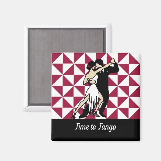 Tango Dancers Magnet (Vorderseite/Rückseite)