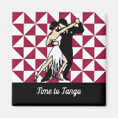 Tango Dancers Magnet (Vorne)