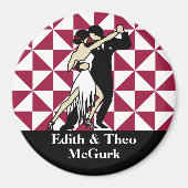 Tango Dancers Magnet (Vorne)