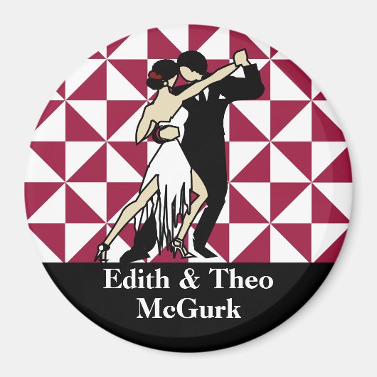 Tango Dancers Magnet (Vorne)