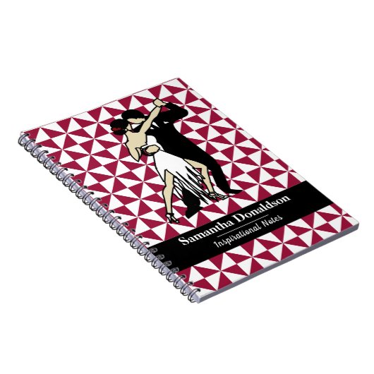 Tango Dancers Notizblock (Rechte Seite)