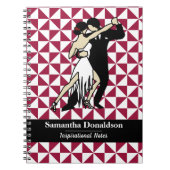 Tango Dancers Notizblock (Vorderseite)