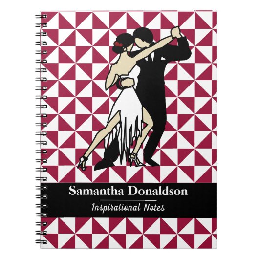 Tango Dancers Notizblock (Vorderseite)