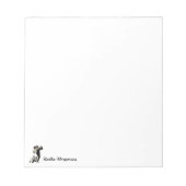 Tango Dancers Notizblock (Vorderseite)