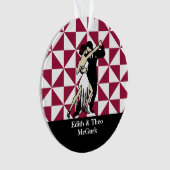 Tango Dancers Ornament (Vorderseite)