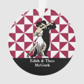 Tango Dancers Ornament (Vorderseite)