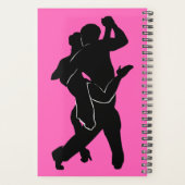 Tango Dancers Planner Pink oder Farbe auswählen Planer (Rückseite)