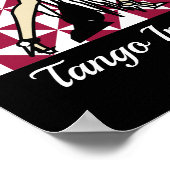 Tango Dancers Poster (Ecke)