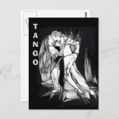 Tango Dancers Postkarte (Vorne/Hinten)