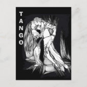 Tango Dancers Postkarte (Vorderseite)
