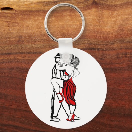 Tango Dancers Schlüsselanhänger (Vorderseite)